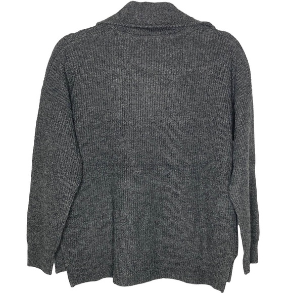 NWT Madewell Merino Wool Half Zip Ribbed Knit Sweater w/Pockets Size S - Picture 6 of 15